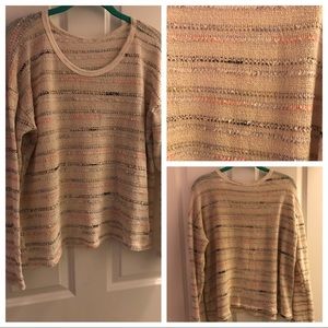 Forever 21 Tan Multi Color Sweater